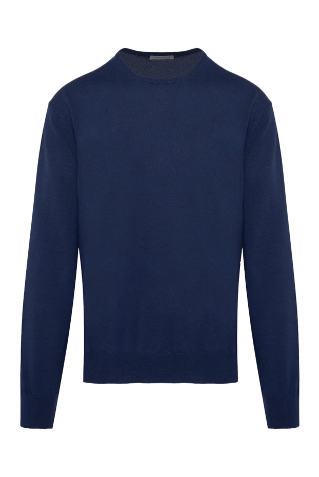 Gran Sasso man wool jumper blue for men купить с ценами и фото 165389 - photo 1