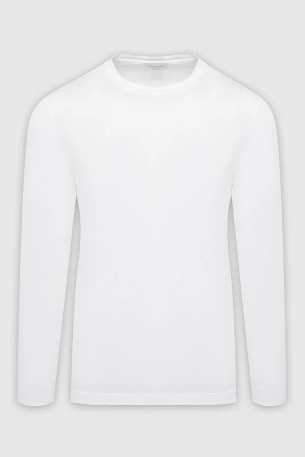 Gran Sasso man long sleeve cotton white for men купить с ценами и фото 165450 - photo 1