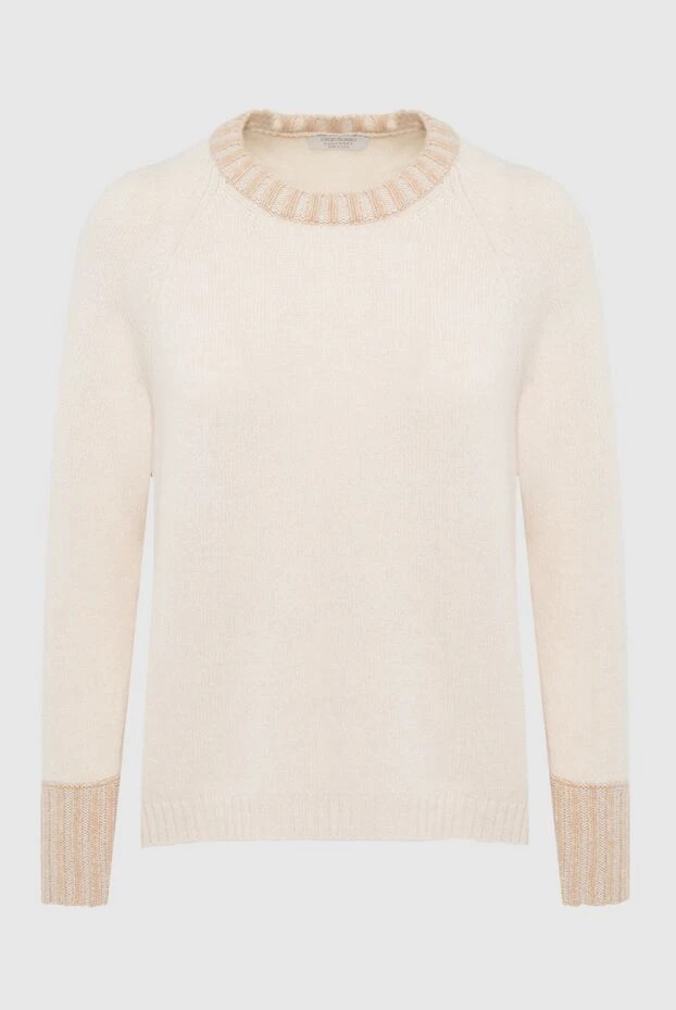 Gran Sasso woman beige cashmere jumper for women купить с ценами и фото 165526 - photo 1