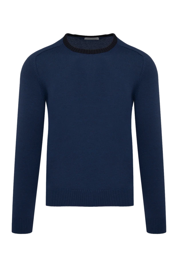 Gran Sasso man wool jumper blue for men купить с ценами и фото 165628 - photo 1