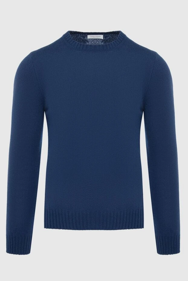 Gran Sasso man wool jumper blue for men купить с ценами и фото 165630 - photo 1