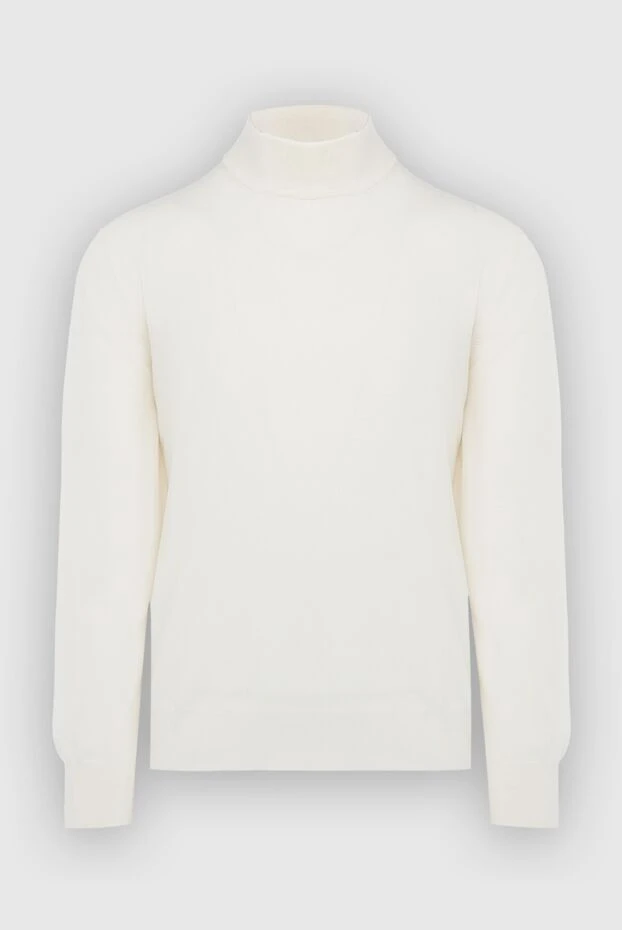 Gran Sasso man white wool jumper for men купить с ценами и фото 165637 - photo 1