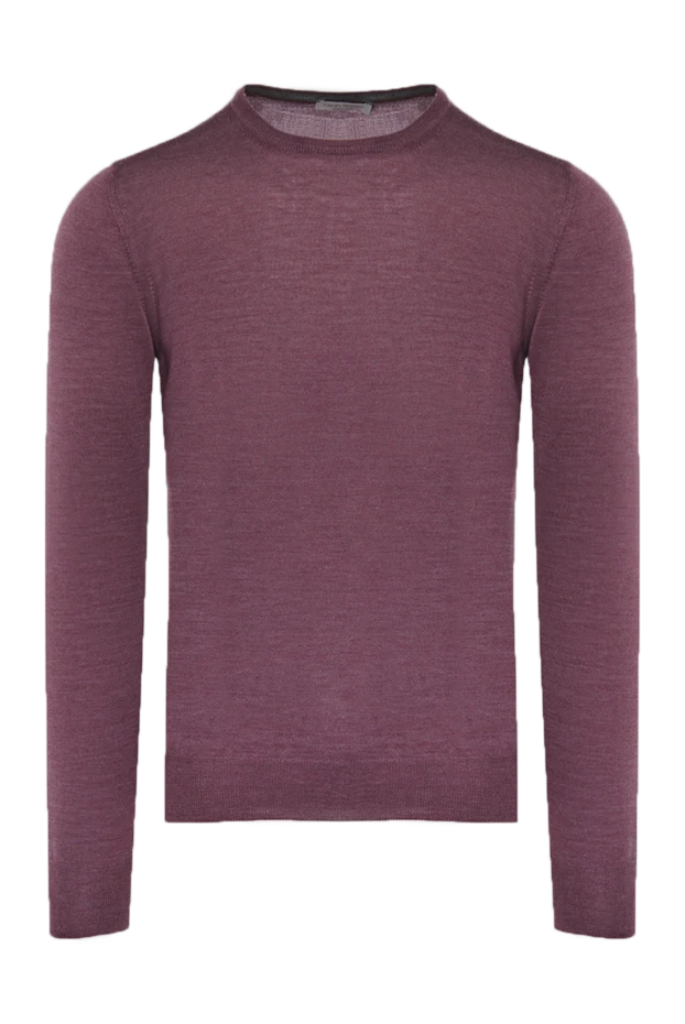 Gran Sasso man wool and silk jumper pink for men купить с ценами и фото 165676 - photo 1