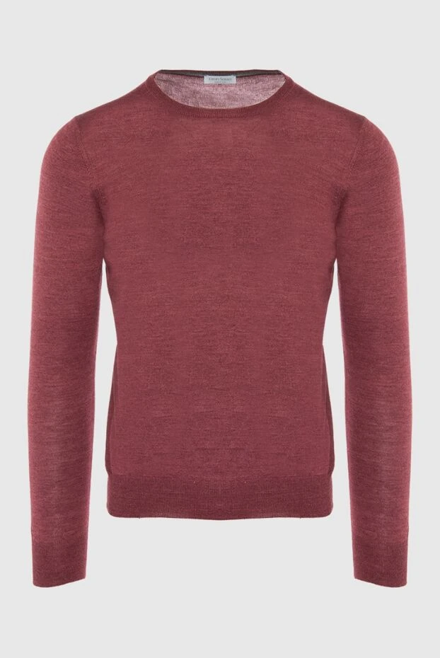 Gran Sasso man wool and silk jumper burgundy for men купить с ценами и фото 165681 - photo 1