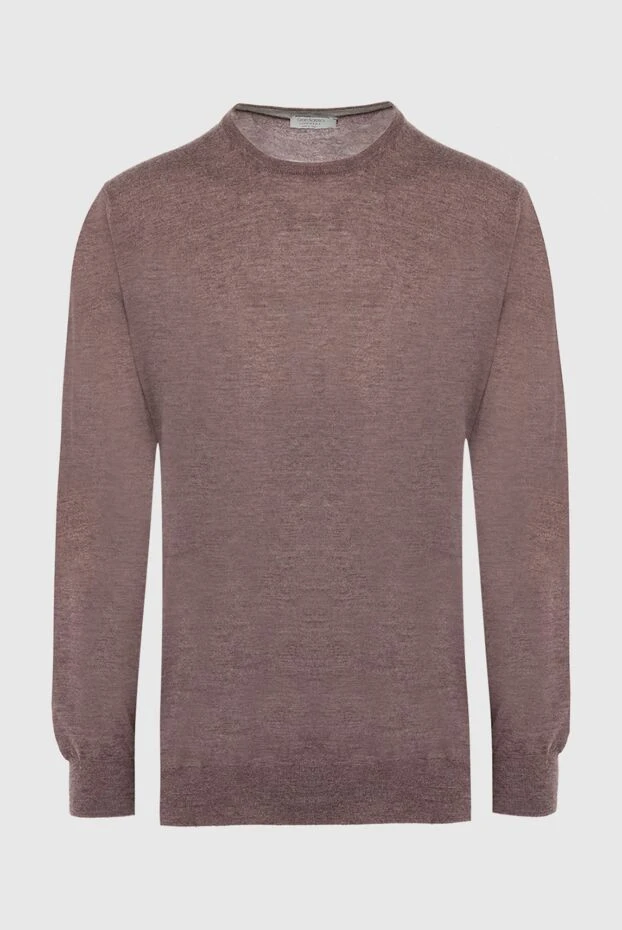 Gran Sasso man cashmere jumper brown for men купить с ценами и фото 165720 - photo 1