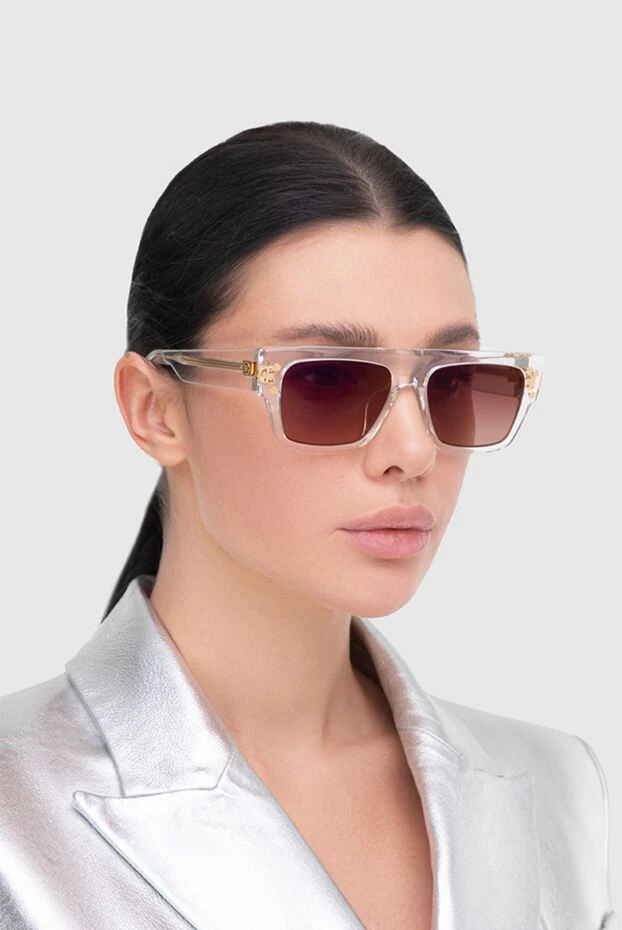 Balmain woman yellow plastic and metal glasses for women купить с ценами и фото 165799 - photo 2