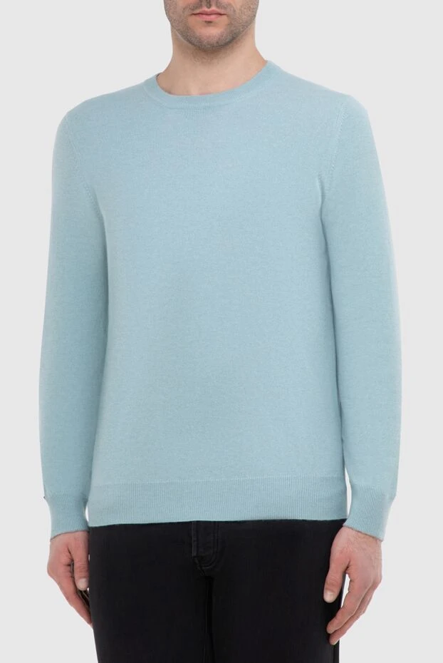 Brunello Cucinelli ерлерге арналған жасыл кашемир жемпір 165923 - фото 3