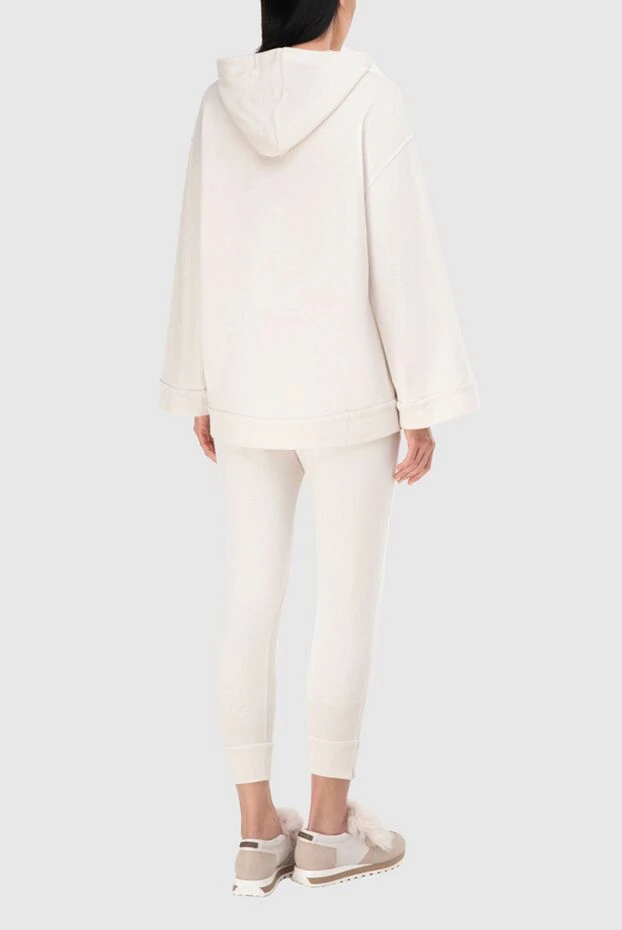 Brunello Cucinelli костюм прогулочный из кашемира и хлопка бежевый женский 165935 - фото 3