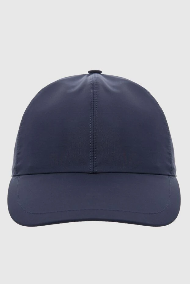 Enrico Mandelli man blue silk cap for men 165960 - photo 1