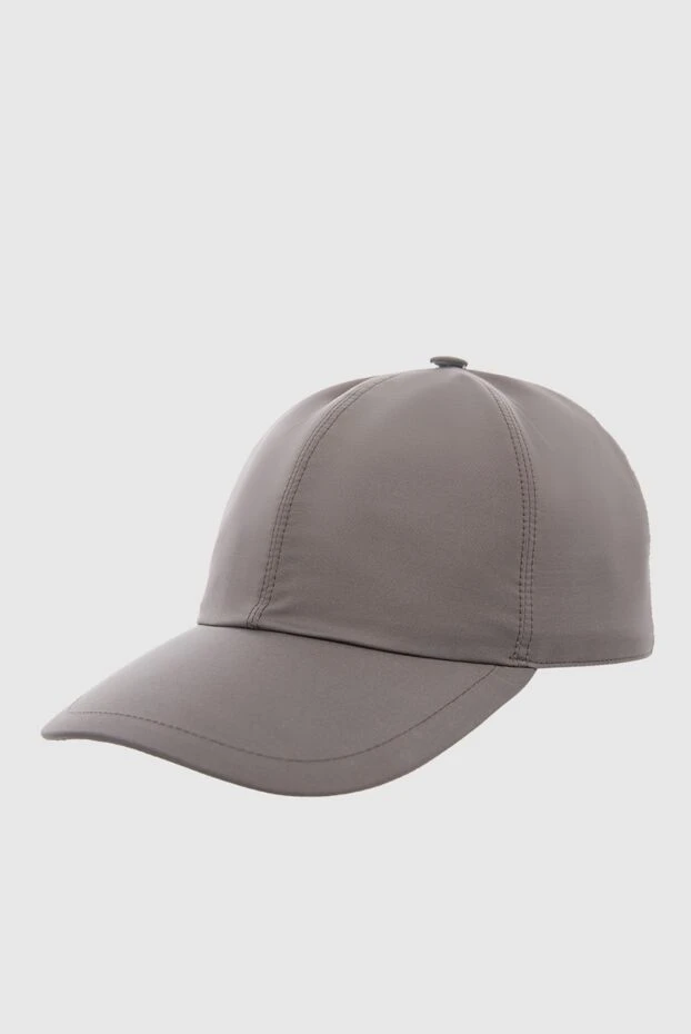 Enrico Mandelli brown silk cap for men 165961 - photo 3