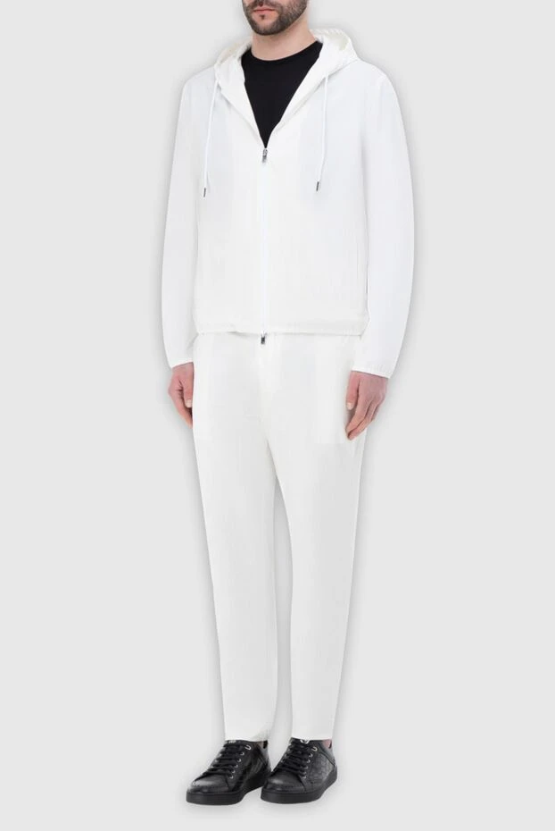 Tombolini man men's sports suit made of polyamide and elastane, white купить с ценами и фото 166204 - photo 2