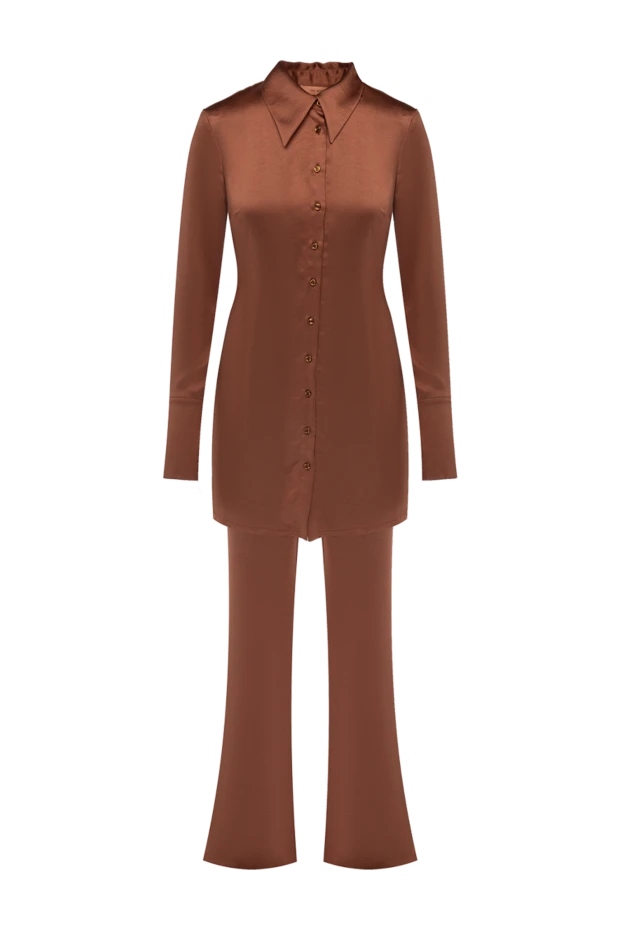 The Andamane woman women's brown polyester trouser suit купить с ценами и фото 166264 - photo 1