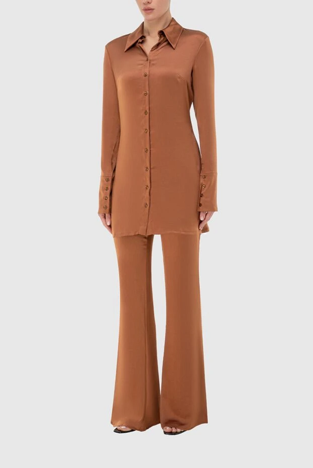 The Andamane woman women's brown polyester trouser suit купить с ценами и фото 166264 - photo 2