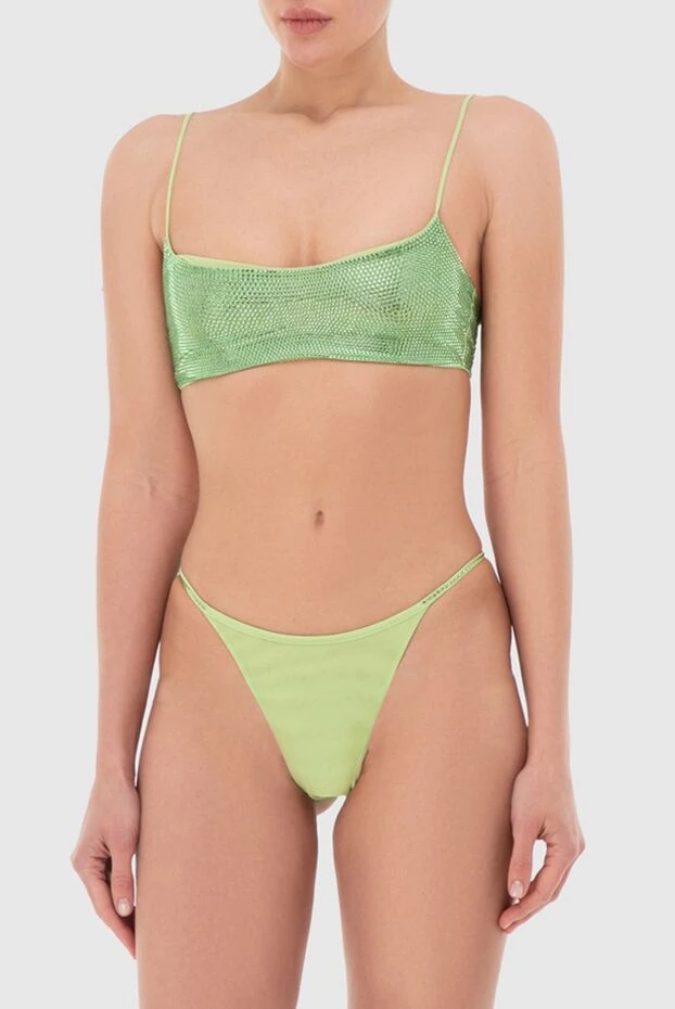 The Andamane нейлон мен эластаннан жасалған жасыл түсті екі бөліктен тұратын әйелдер купальнигі 166265 - фото 3