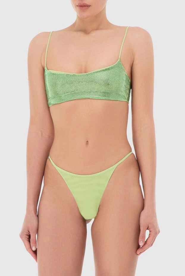 The Andamane әйелдерге арналған полиамид пен эластан жасылынан жасалған купальниктің түбі 166285 - фото 3