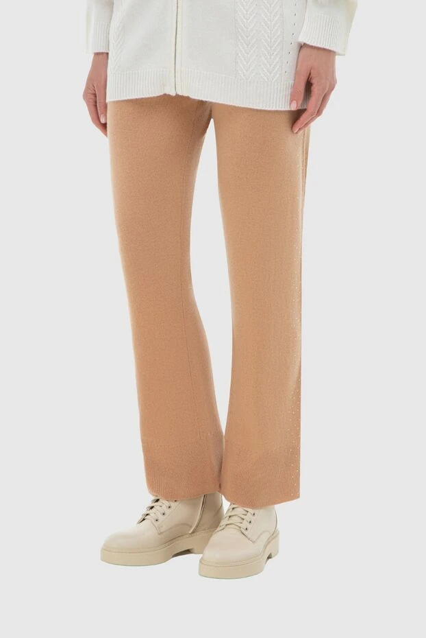 Max&Moi brown cashmere pants for women 166307 - photo 3