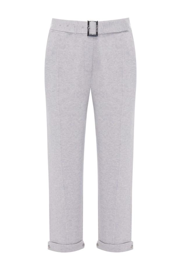 Max&Moi woman gray wool and cashmere trousers for women купить с ценами и фото 166309 - photo 1