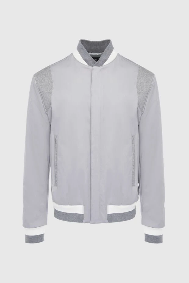 Kiton man cotton and elastane jacket gray for men 166340 - photo 1