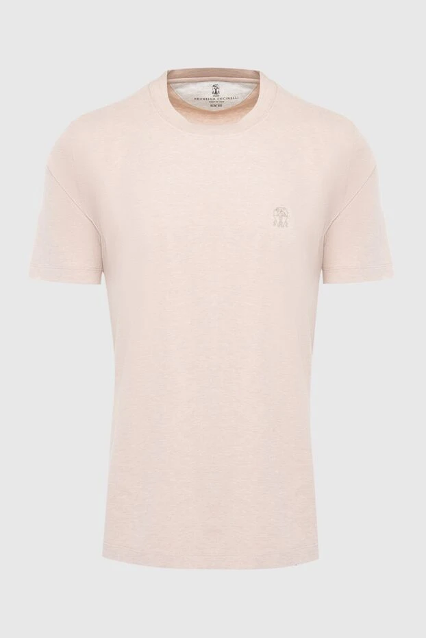 Neutral cotton t-shirt with brand logo
- photo 1