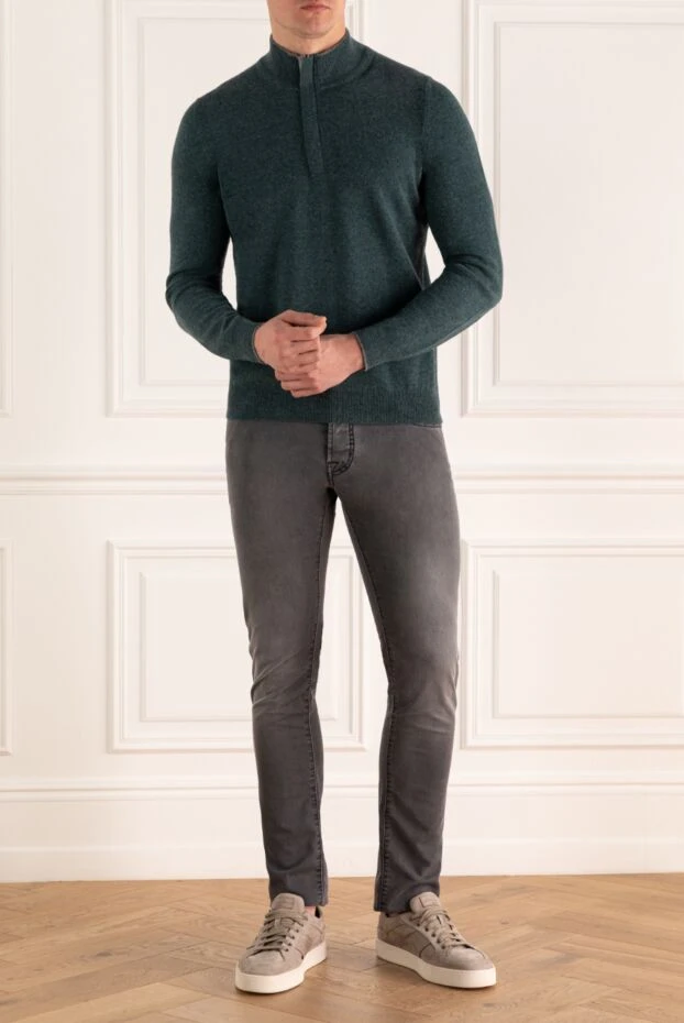 Jacob Cohen man polyester and cotton jeans gray for men купить с ценами и фото 166422 - photo 2