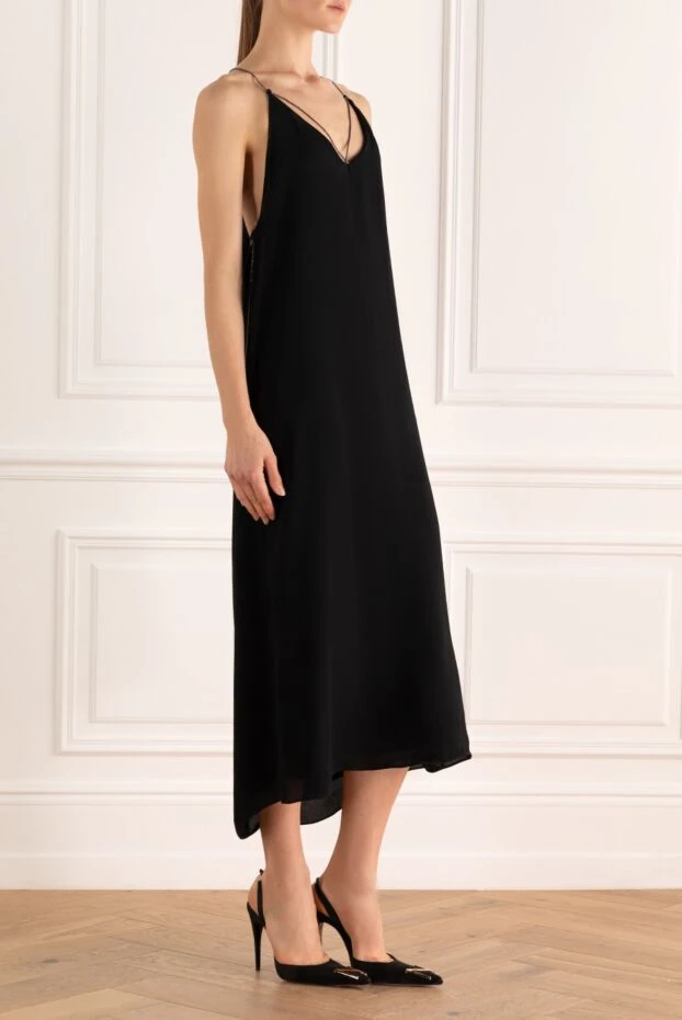 Miu Miu woman black cotton dress for women 174219 - photo 3