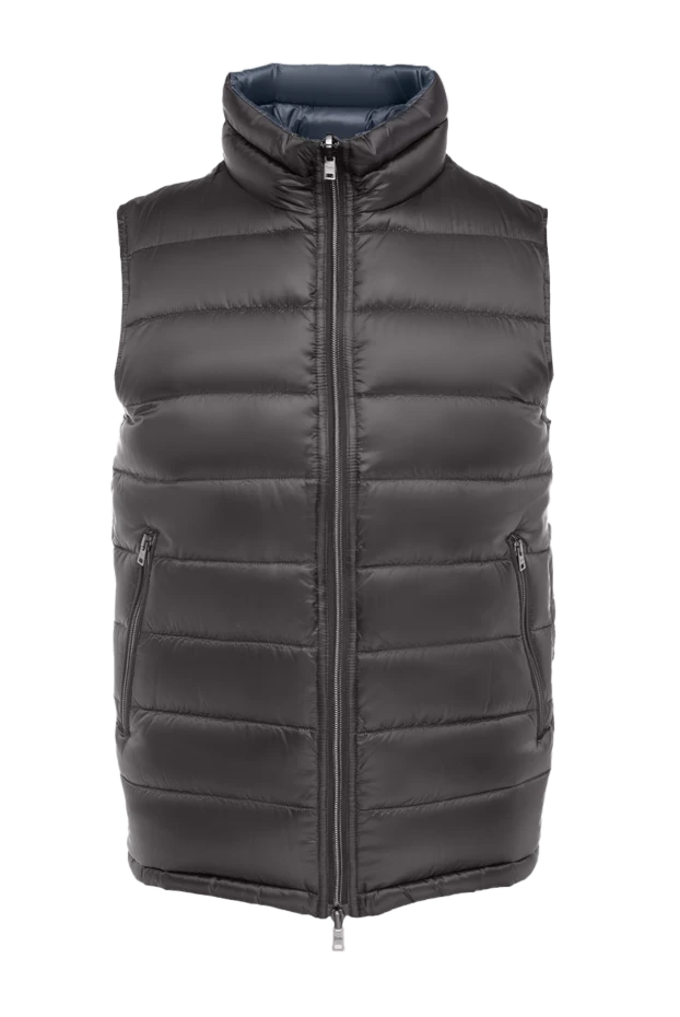 Herno man double-sided vest made of polyamide blue for men купить с ценами и фото 166444 - photo 1