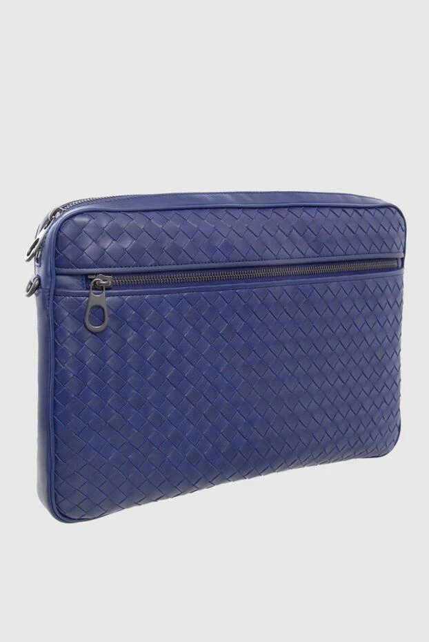 Bottega Veneta man blue genuine leather folder for men купить с ценами и фото 166523 - photo 2