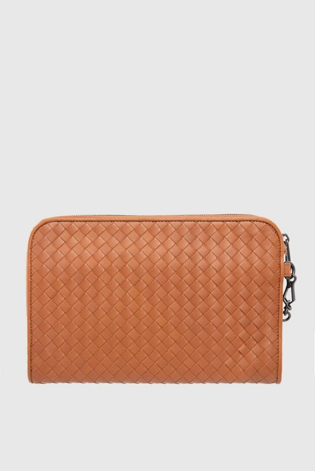 Bottega Veneta man clutch bag human with natural skins brown купить с ценами и фото 166528 - photo 1