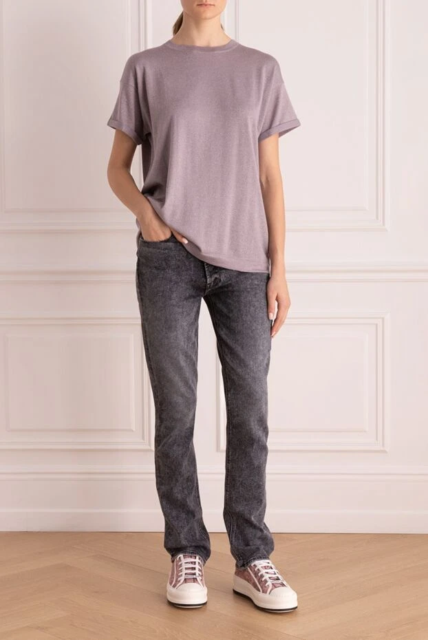 Mother Denim woman gray jeans for women купить с ценами и фото 166660 - photo 2