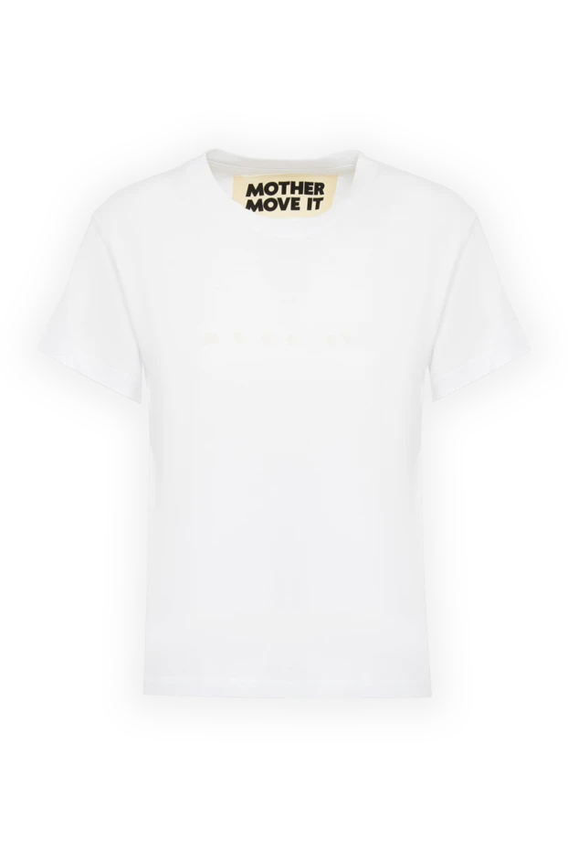 Mother Denim woman white cotton t-shirt for women купить с ценами и фото 166664 - photo 1