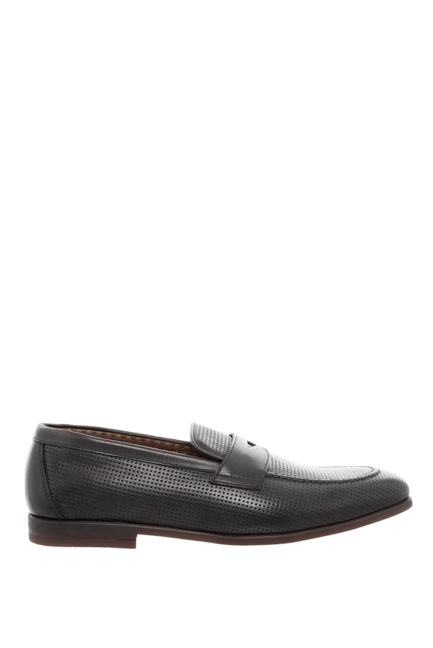 Doucal`s man gray leather loafers for men купить с ценами и фото 166761 - photo 1