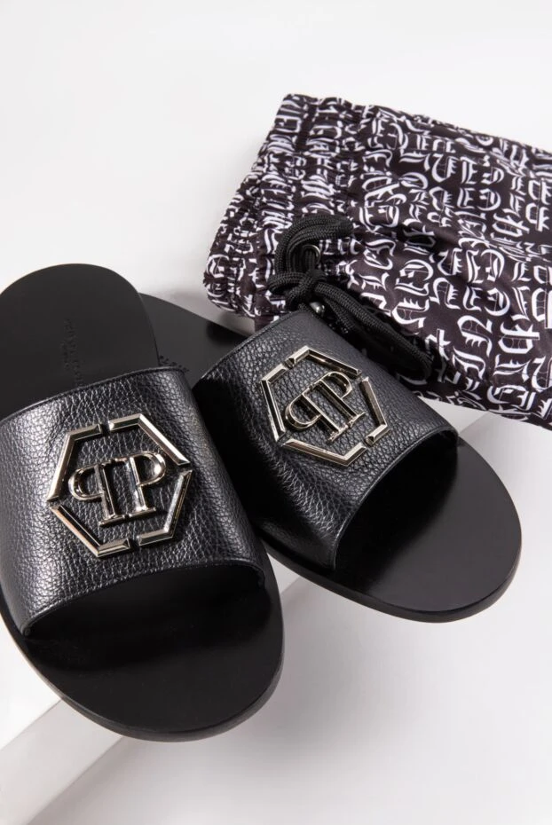 Philipp Plein каллиграфия стиліндегі ою-өрнекпен ерлер жағажай шорттары
 166823 - фото 2