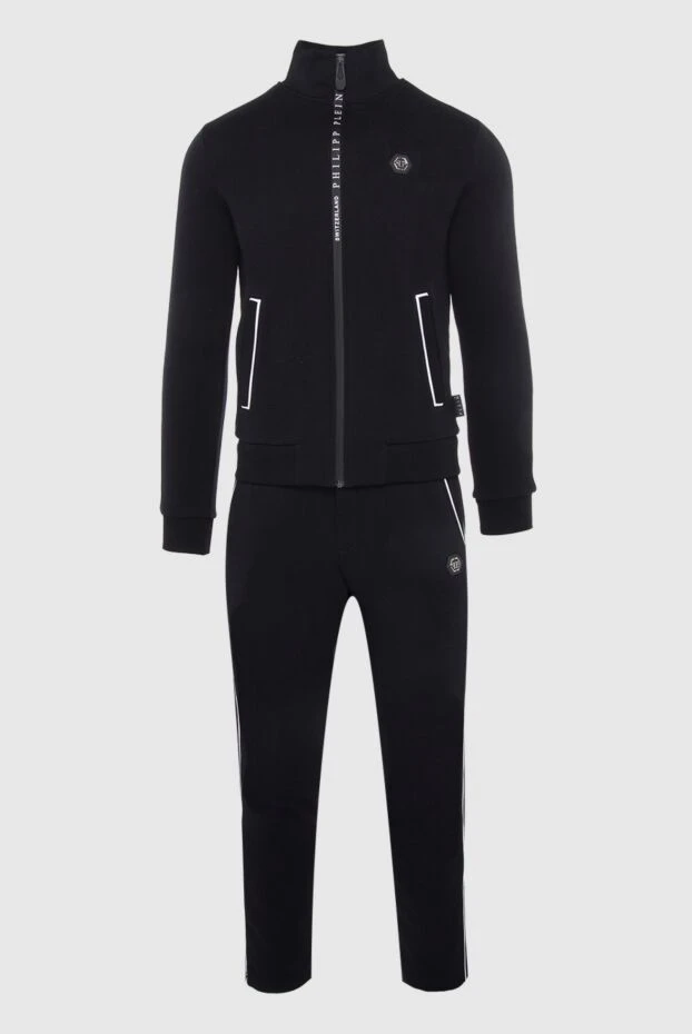 Philipp Plein man men's sports suit made of cotton and polyester, black купить с ценами и фото 166841 - photo 1