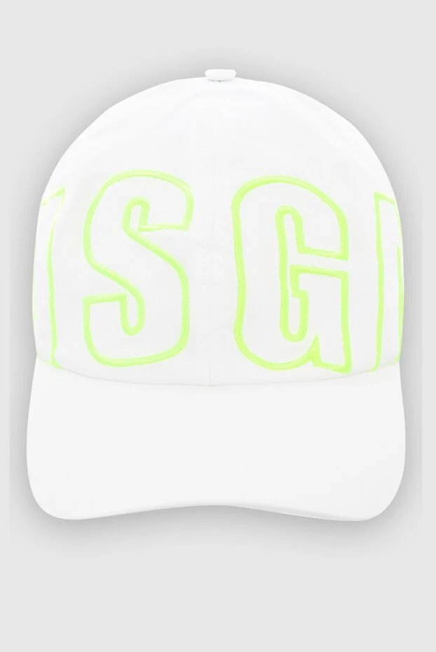 MSGM woman white cotton cap for women купить с ценами и фото 166851 - photo 1