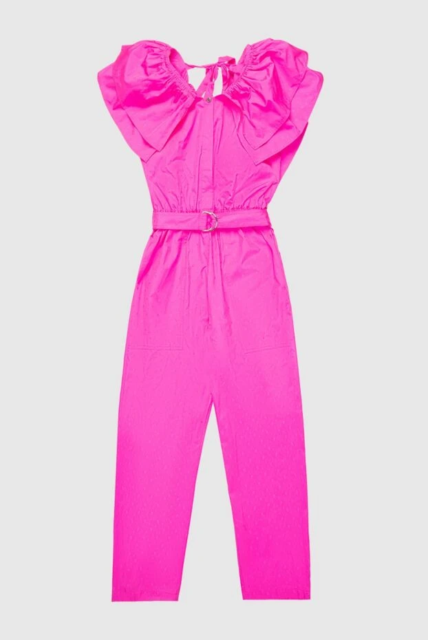 MSGM woman women's pink polyester jumpsuit купить с ценами и фото 166864 - photo 1