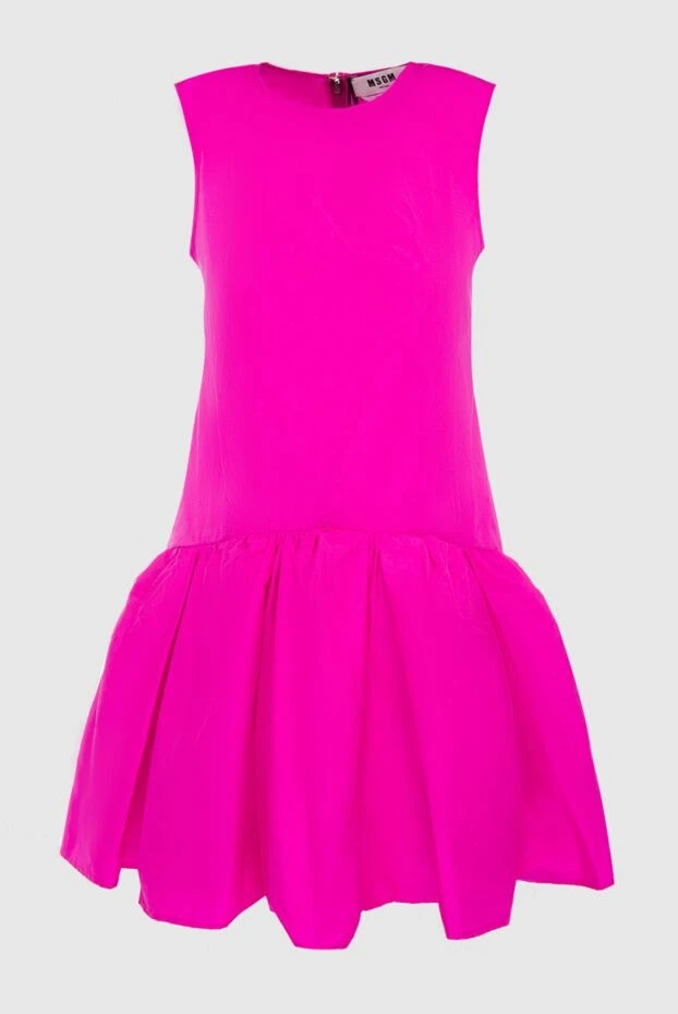 MSGM woman pink polyester dress for women купить с ценами и фото 166867 - photo 1