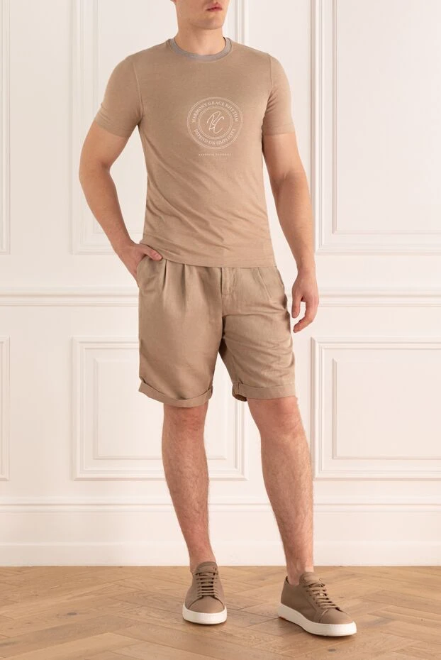 Brunello Cucinelli summer shorts made of linen and cotton blend with soft waistline 166933 - photo 2