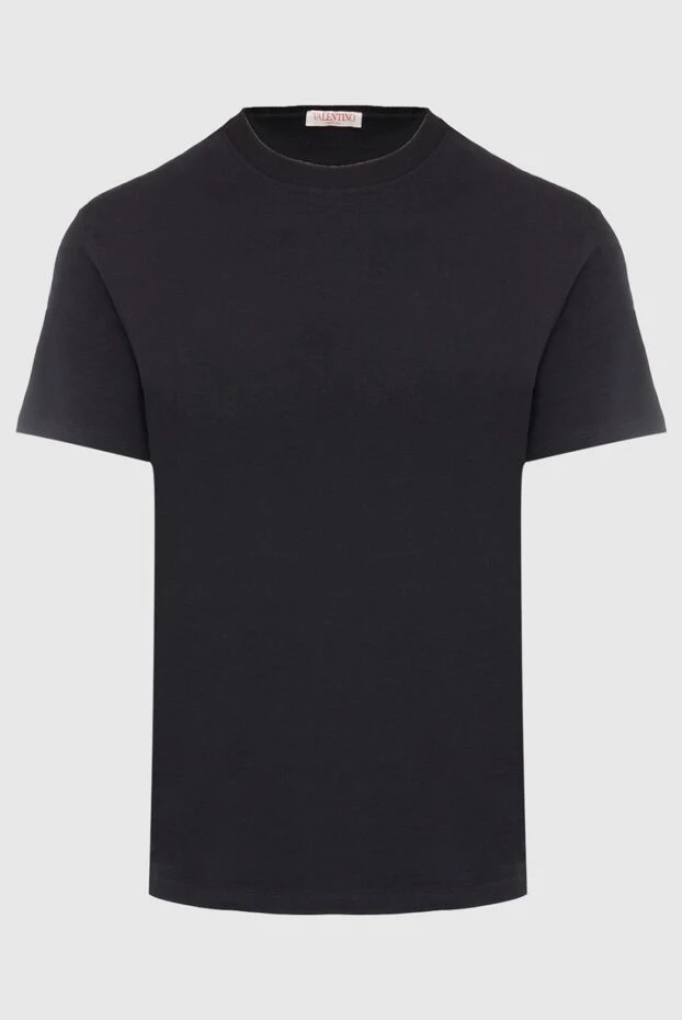 Valentino man black cotton t-shirt for men купить с ценами и фото 166946 - photo 1