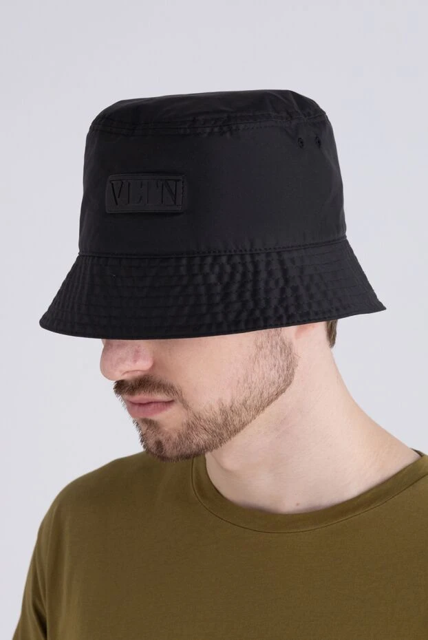 Valentino man bucket hat made of polyamide black for men купить с ценами и фото 166951 - photo 2