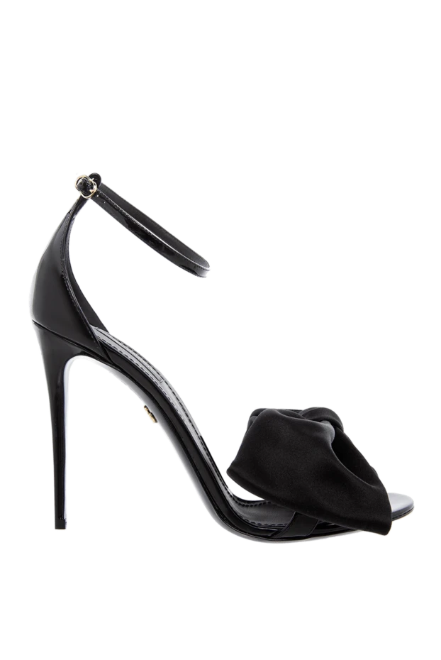 Dolce & Gabbana woman black leather sandals for women купить с ценами и фото 166966 - photo 1