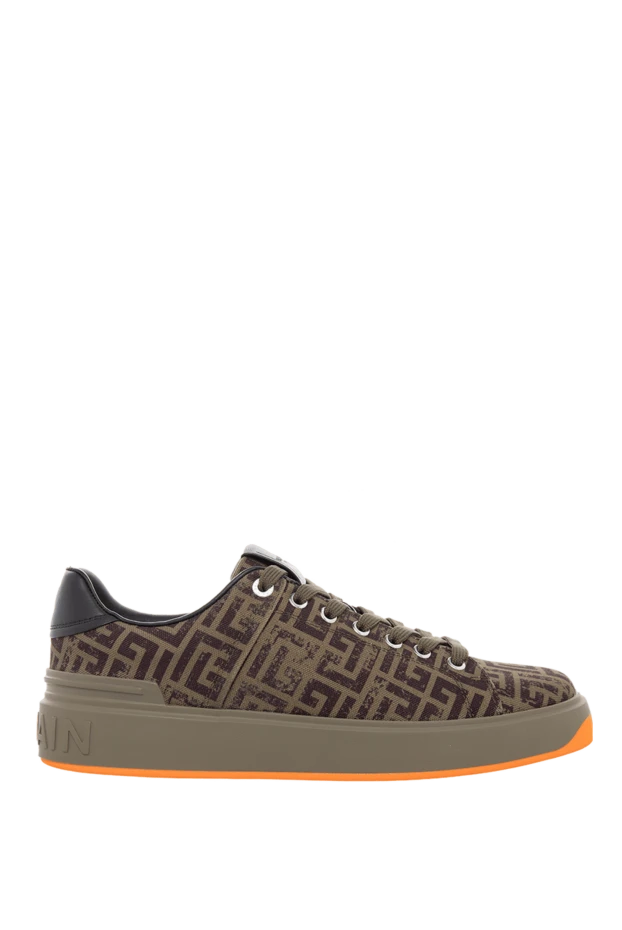 Balmain man brown textile sneakers for men купить с ценами и фото 167045 - photo 1