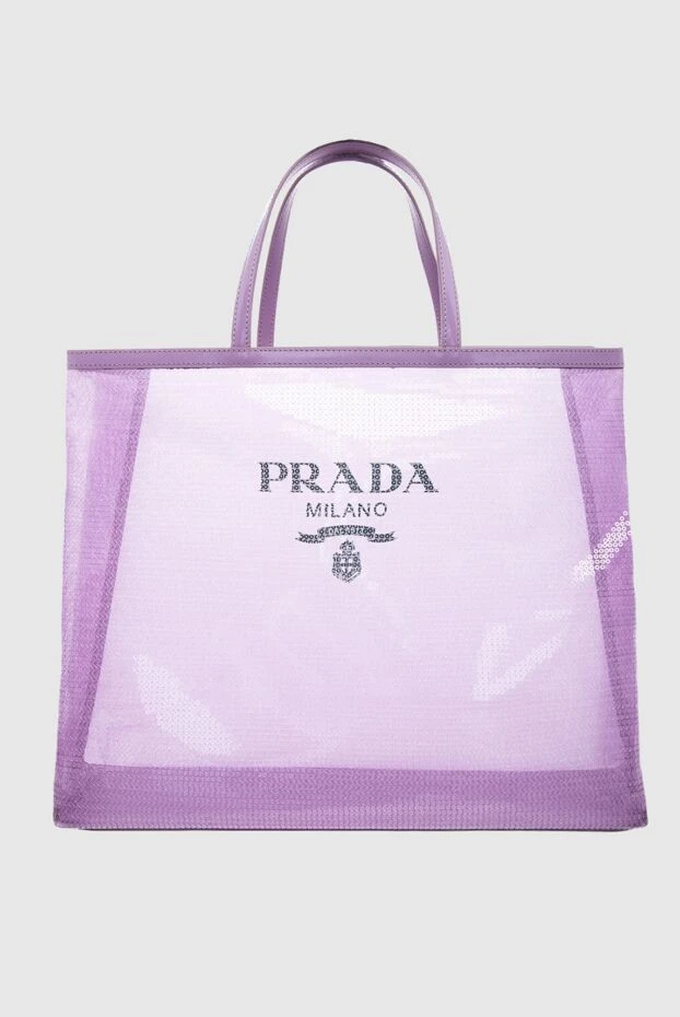 Prada woman purple polyamide bag for women купить с ценами и фото 167050 - photo 1