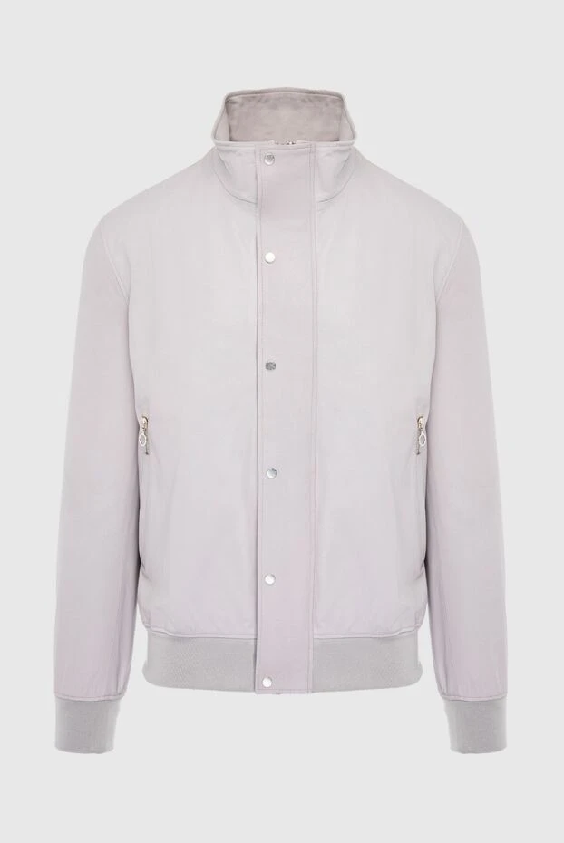 Grey jacket with buttons and zip with minimalist design
- photo 1