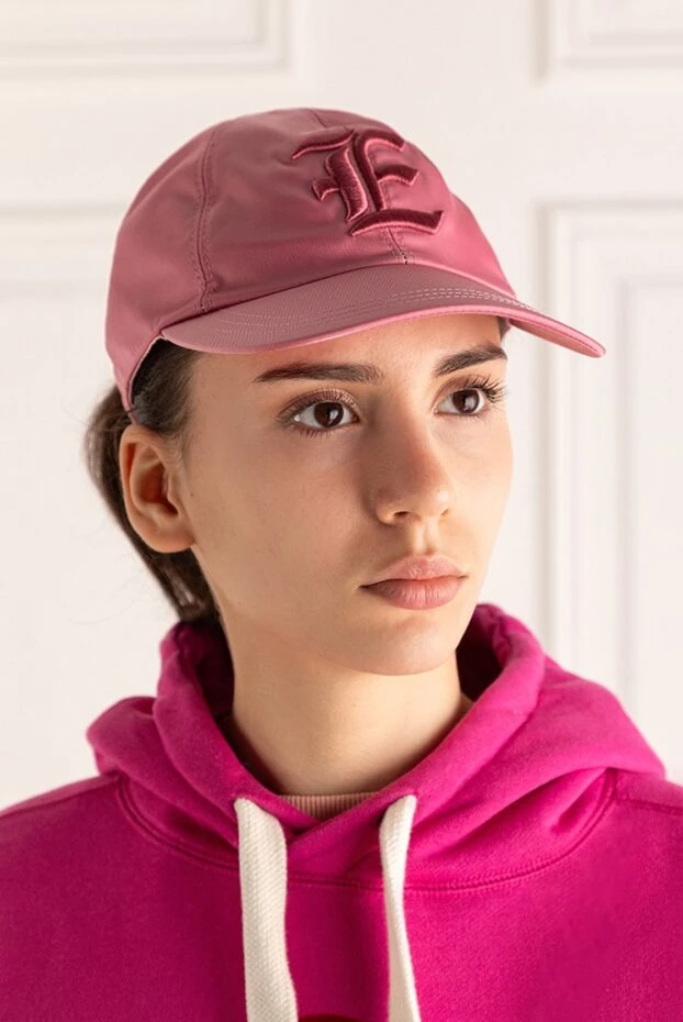 Ermanno Scervino woman pink polyamide cap for women купить с ценами и фото 167118 - photo 2