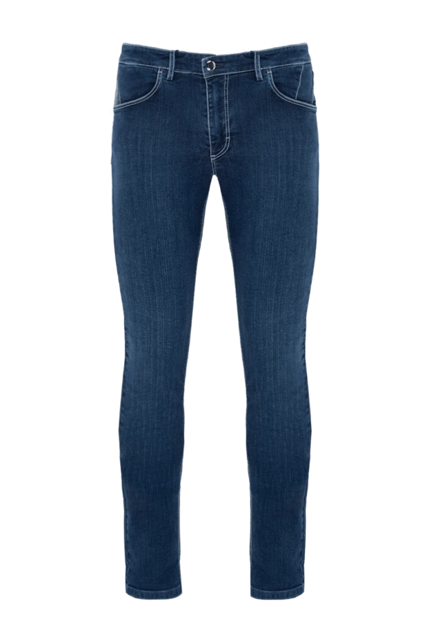 Zilli man blue cotton jeans for men купить с ценами и фото 167143 - photo 1