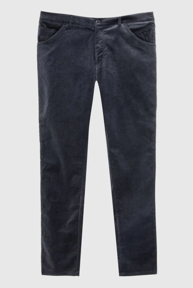 Zilli man blue cotton jeans for men купить с ценами и фото 167161 - photo 1