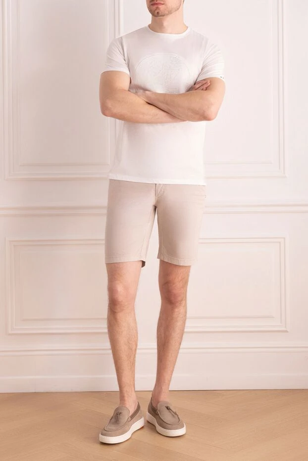 Zilli man beige cotton shorts for men купить с ценами и фото 167164 - photo 2