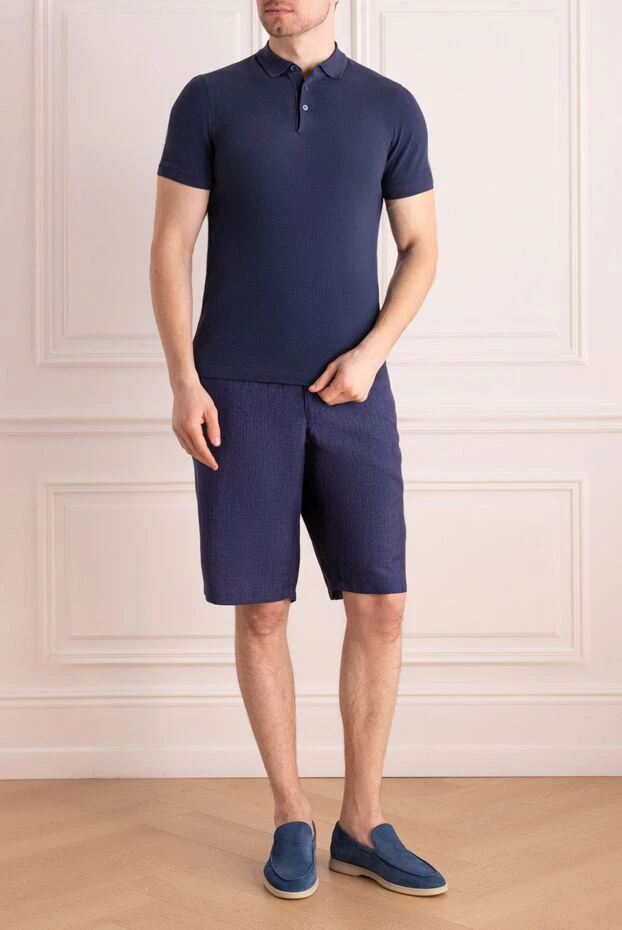 Zilli man shorts blue for men купить с ценами и фото 167166 - photo 2