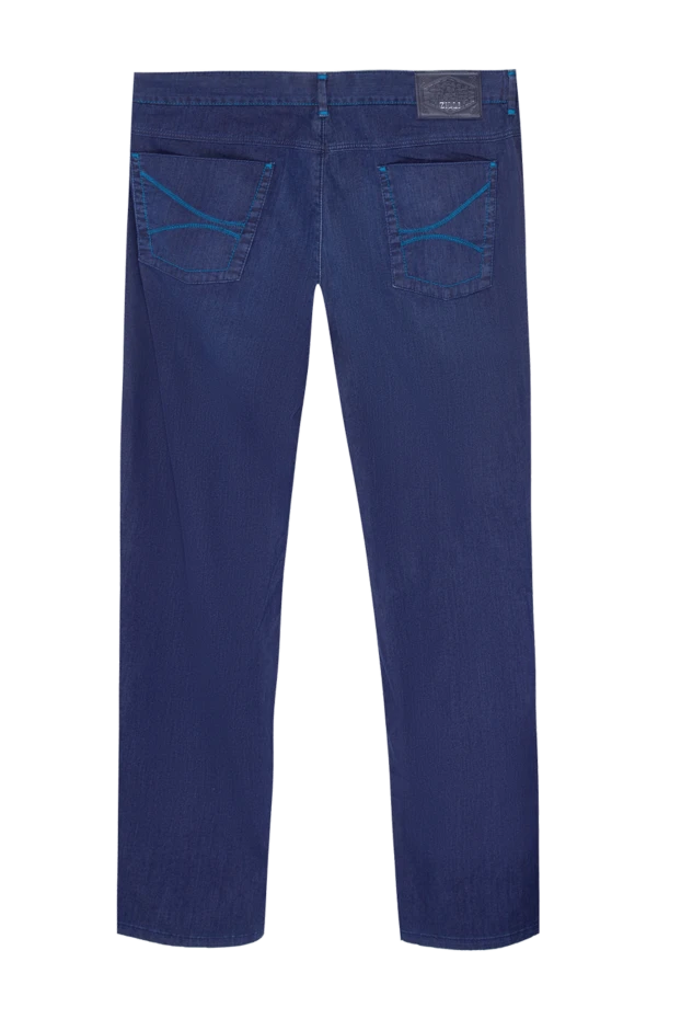 Zilli man cotton and polyamide blue jeans for men купить с ценами и фото 167168 - photo 2