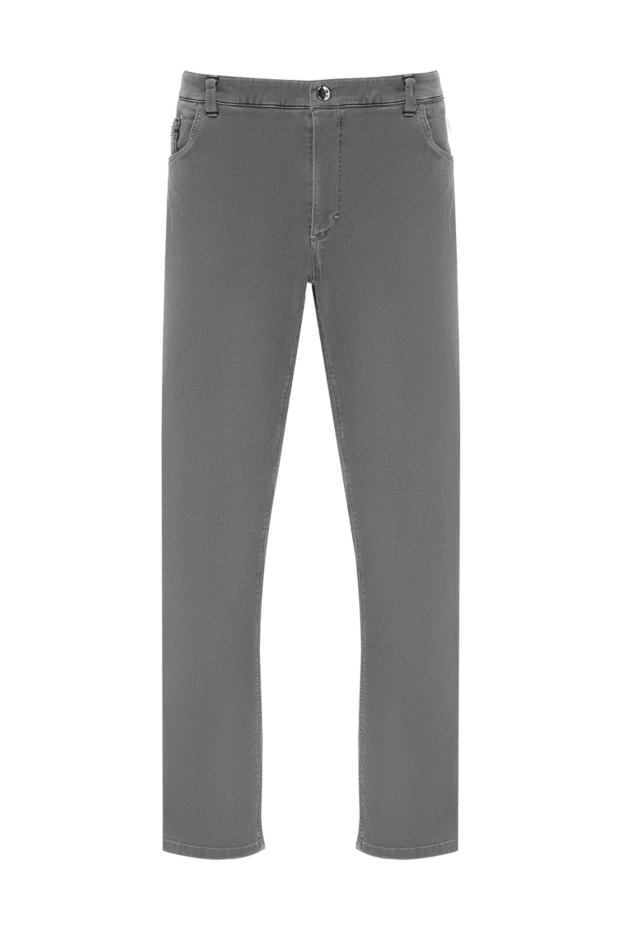 Zilli man cotton and polyamide jeans gray for men купить с ценами и фото 167183 - photo 1